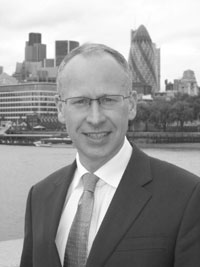 Portrait Black and White Photo of Michael Woods